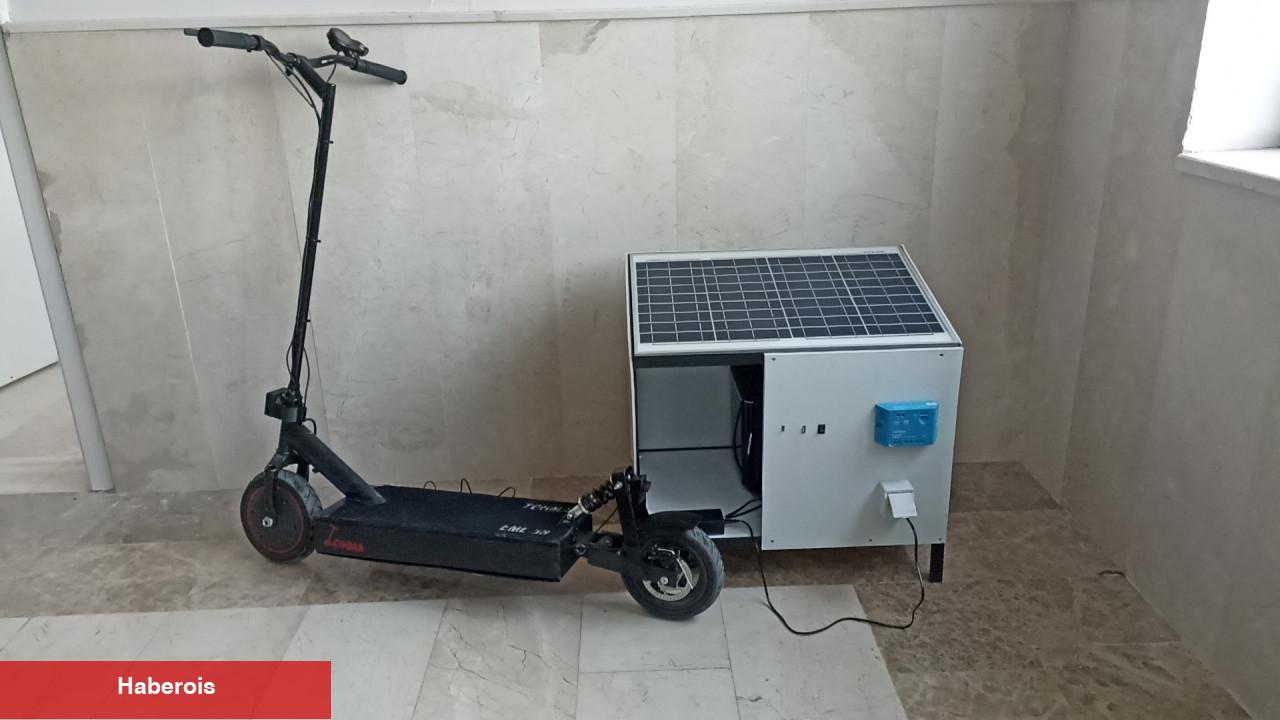Lise öğrencileri elektrikli scooter üretti, saatte 30 kilometre sürat yapabiliyor