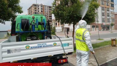Malatya haşereyle yoğun mücadele veriyor