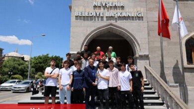 Nevşehir Belediyesi sporcularına Savran'dan tebrik