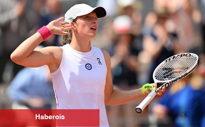 Roland Garros'ta Swiatek ve Maia yarı finale çıktı