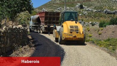 Antalya Büyükşehir Belediyesi Günnercik yayla yolunu asfaltlıyor