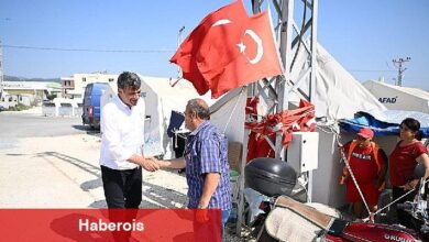 Başkan Kocaman bayramda Hatay'da