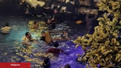 Bebek’teki iskelenin çöküş anı Titanik sinemasını aratmadı! 25 kişi suya düşmüş 4 kişi...