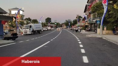 Büyükşehir, Başiskele Kullar Karamürsel Caddesinde yol çizgileri de çekildi