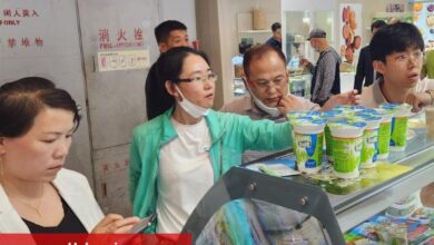 Çin Seddi'ni süt ile aşıyor!