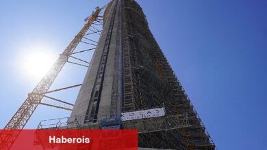 Cumhuriyet kulesi'nde çalışmalar devam ediyor 