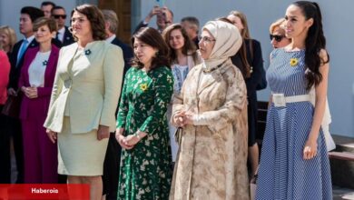 Emine Erdoğan NATO doruğunda Litvanya Devlet Lideri'nin eşi Diana Nausėdienė ile buluştu