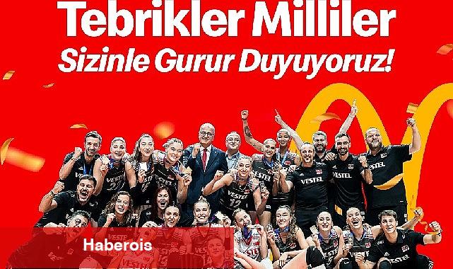 Filenin Sultanları'nın Resmi Sponsoru McDonald's A Milli Kadın Voleybol Takımıyla Gurur Duyuyor! - Haberois Filenin Sultanları'nın Resmi Sponsoru McDonald's A Milli Kadın Voleybol Takımıyla Gurur Duyuyor!