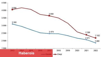 Gazete ve dergi sayısı yüzde 9,2 azaldı - Haberois Gazete ve dergi sayısı yüzde 9,2 azaldı