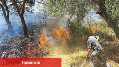 İzmir Kınık'taki yangında Devlet millet el ele verdi - Haberois İzmir Kınık'taki yangında Devlet millet el ele verdi