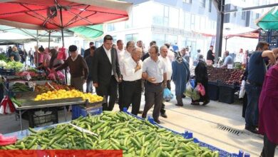 Kayseri Talas Anayurt Pazar Yeri'ne protokolden ziyaret - Haberois Kayseri Talas Anayurt Pazar Yeri'ne protokolden ziyaret