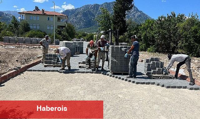 Kemer'de yol ve kaldırım çalışmaları - Haberois Kemer'de yol ve kaldırım çalışmaları