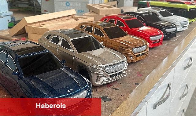 KOMEK TOGG'un Ahşap Oyuncağını Üretiyor