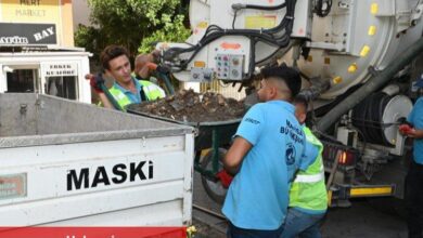 MASKİ'den yağmur suyu ızgarası temizliği