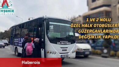 Özel halk otobüslerinin güzergahlarında değişiklik 