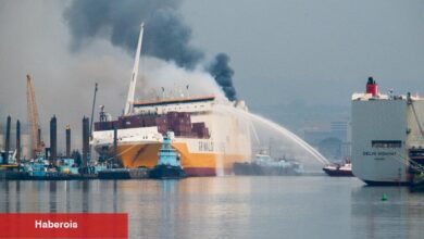 Sahil Güvenlik, Newark Gemisindeki Yangının Yavaş Yavaş Kontrol Altına Alındığını Söyledi - Haberois Sahil Güvenlik, Newark Gemisindeki Yangının Yavaş Yavaş Kontrol Altına Alındığını Söyledi