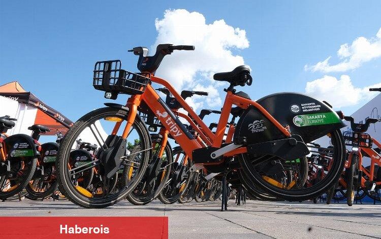 Sakarya'da yeni elektrikli bisikletler hizmette