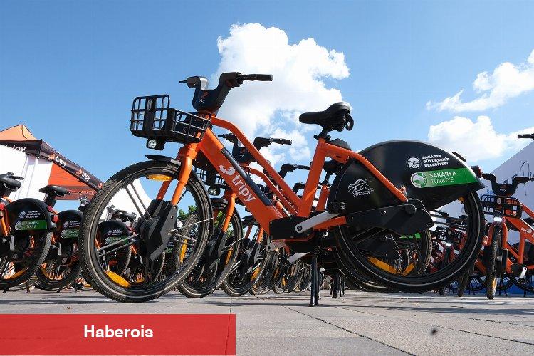 Sakarya'da yeni elektrikli bisikletler hizmette