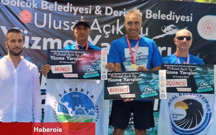 Sakaryalı yüzücüden Körfez'de ikincilik