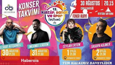 12. Kültür, Sanat ve Spor Festivali Başlıyor