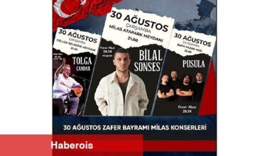 30 Ağustos Zafer Bayramı'nda 3 farklı noktada 3 konser - Haberois 30 Ağustos Zafer Bayramı'nda 3 farklı noktada 3 konser