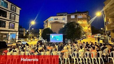Açık havada yaz sineması