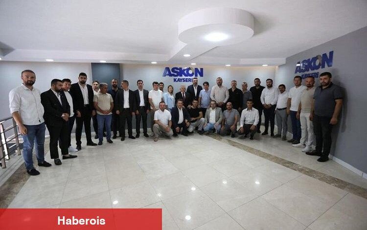 ASKON Kayseri Memduh Büyükkılıç'ı ağırladı - Haberois ASKON Kayseri Memduh Büyükkılıç'ı ağırladı