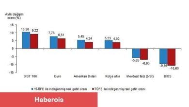 Aylık en yüksek reel getiri BIST 100 endeksinde oldu - Haberois Aylık en yüksek reel getiri BIST 100 endeksinde oldu