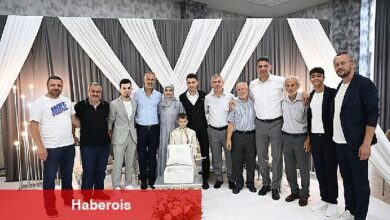 Başkan Kocaman mutluluklara ortak oluyor!