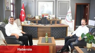 Başkan Kocaman'dan Kaymakam Yamlı'ya ziyaret