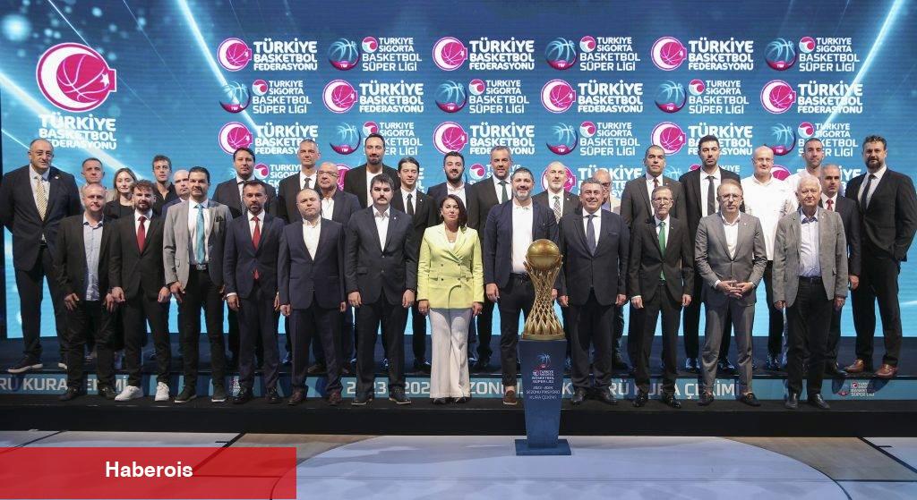 Basketbol Süper Ligi’nde 2023-2024 Sezonunun Fikstür Çekimi Yapıldı