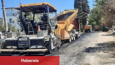 Bodrum Turgutreis'te Sıcak Asfalt Çalışması Başladı