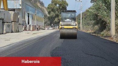 Demirtaş Grup Yolu'na sıcak asfalt