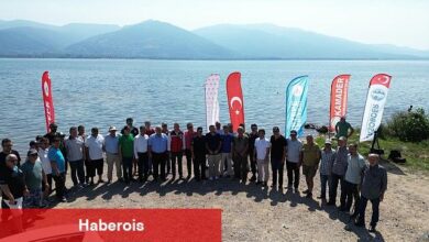Eşme'de Sapanca gölüne 100 bin sazan salındı  - Haberois Eşme'de Sapanca gölüne 100 bin sazan salındı