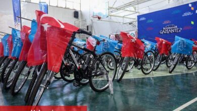 Gaziantep'te bakkal esnafa 'sepetli' destek