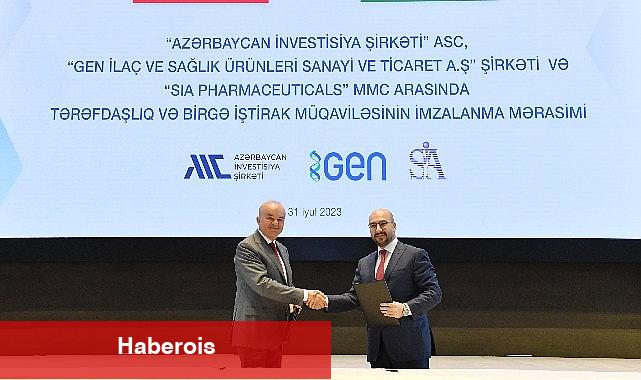 GEN, Azerbaycan'ın ilk ilaç fabrikasını kuracak - Haberois GEN, Azerbaycan'ın ilk ilaç fabrikasını kuracak