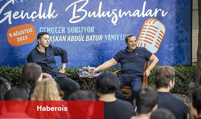 Gençler sordu, Başkan Batur yanıtladı