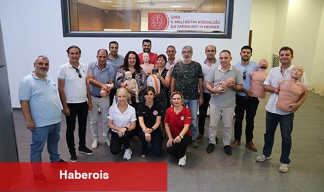 İzmir İl Milli Eğitim Müdürlüğü İlk Yardım Eğitimlerini Sürdürüyor