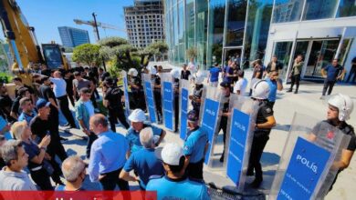 Kaçak plazanın yıkımına engel