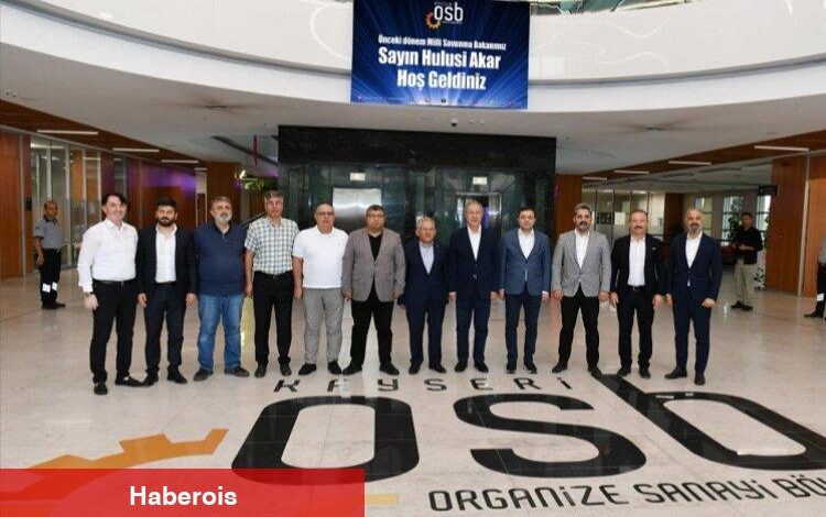 Kayseri OSB Hulusi Akar'ı ağırladı