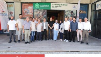 Kayseri Talas'ta esnaf buluşmaları sürüyor