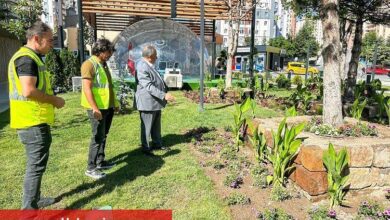 Kayseri Talas'ta Mevlana Meydanı'nda geri sayım