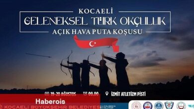 Kocaeli Geleneksel Türk Okçuluğu Açık Hava Puta Koşusu başlıyor
