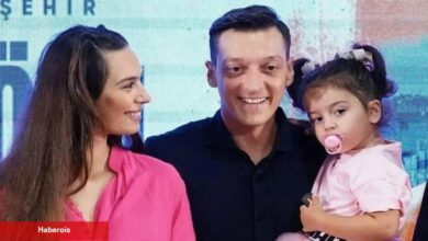 Mesut Özil'in özel tişörtünü görenler şok oldu! Amine Gülşe'nin gözleri...