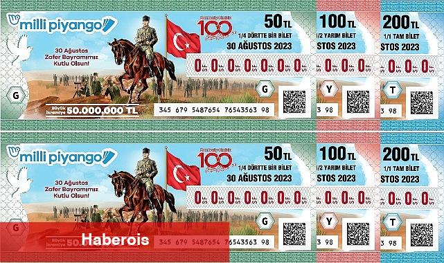 Milli Piyango 30 Ağustos özel çekilişinde büyük ikramiye 50 milyon TL!