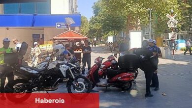 Zabıta ve Emniyetten motosiklet denetimi