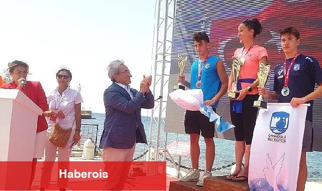 36. Çanakkale Boğazı Wilusa Rotary yüzme yarışları gerçekleşti