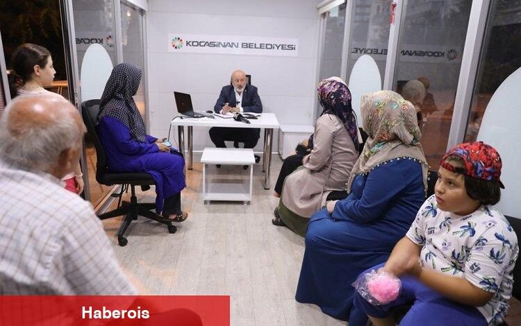 Kayseri Kocasinan'da başkan halkı dinliyor