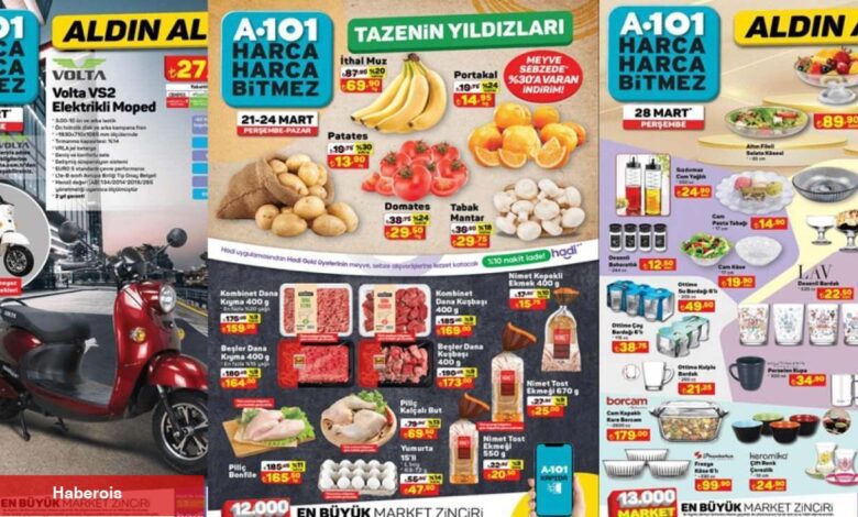 A101 23 - 29 Mart 2024 indirimli eserleri açıklandı! İndirim Günleri Başlıyor