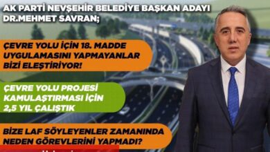 AK Parti Adayı Savran'dan Kuzey-Batı Çevre Yolu Projesi açıklaması